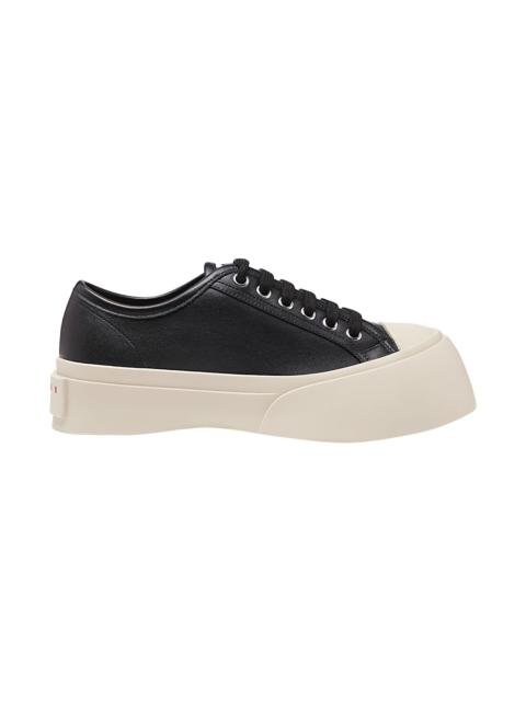 Black Leather Pablo Sneakers