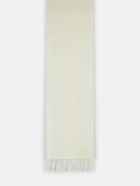 Max Mara 'WSDALIA' OPTICAL WHITE CASHMERE SCARF