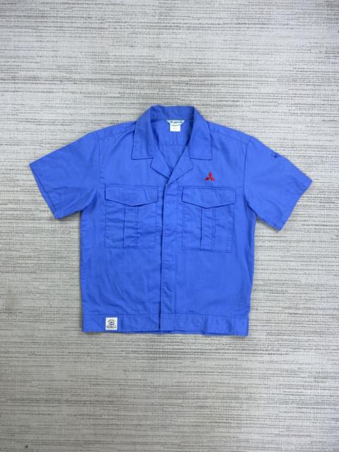 Other Designers Japanese Brand × Vintage - Vintage Mitsubishi Japan Workwear Uniform Shortsleeve Jacket