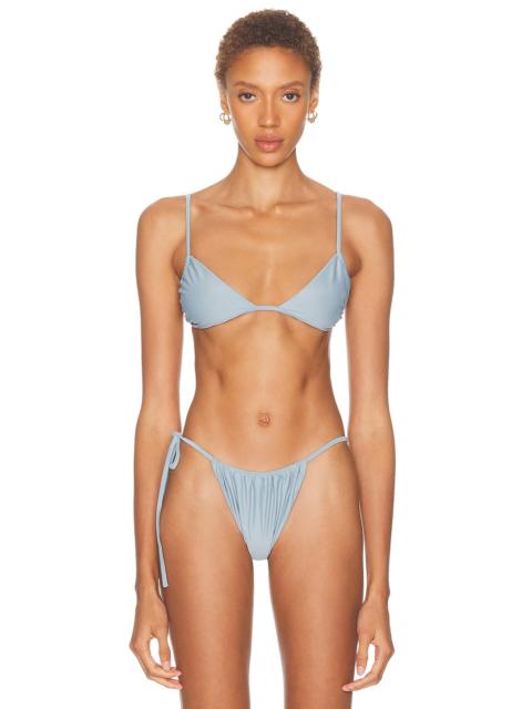 SIR. Lucie Gathered String Bikini Top