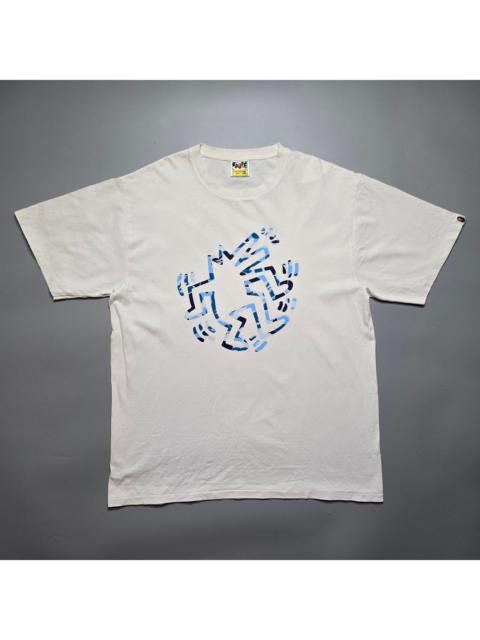 A BATHING APE® Bape x Keith Harring - 2013 Dancing Dog TShirt