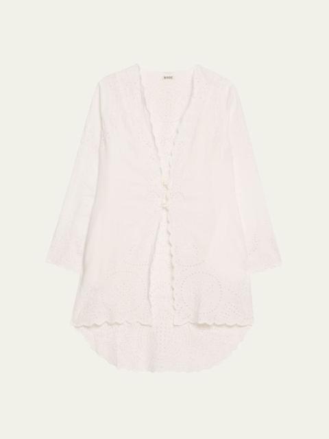 BODE Belvoir Broderie Anglaise Lace Top