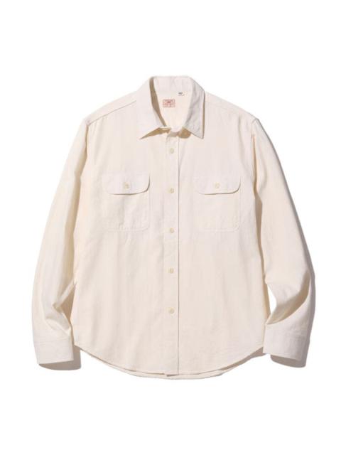 SUGAR CANE SC27851 Work Shirt White Chambray