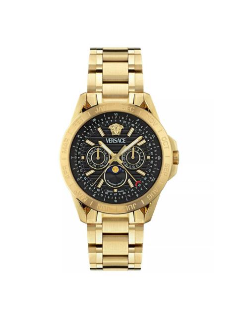 VERSACE Versace Galaxy Moonphase Quartz Black Dial Men's Watch VE0K00425