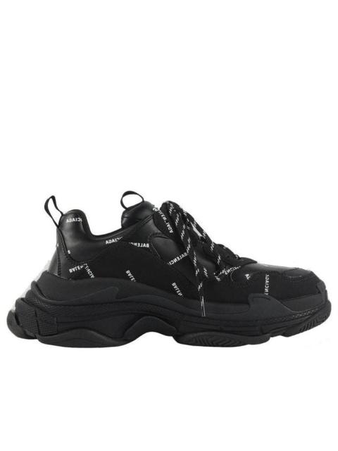 BALENCIAGA Balenciaga Triple S Allover Logo Sneakers