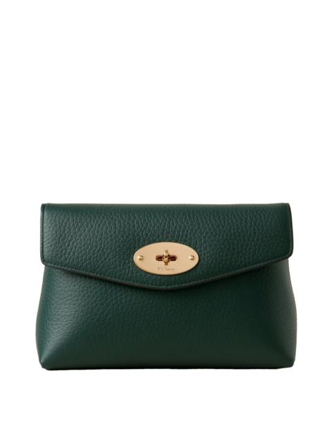Mulberry Darley Cosmetic Pouch Mulberry Green Heavy Grain