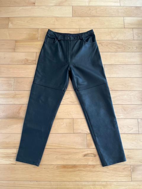 Other Designers Vintage - Angora Leather Motorcycle pants