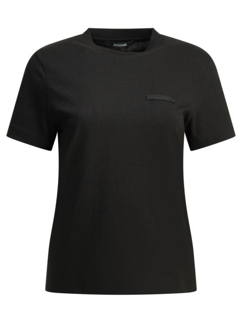 JACQUEMUS Jacquemus Gros Grain Crewneck T-shirt Black