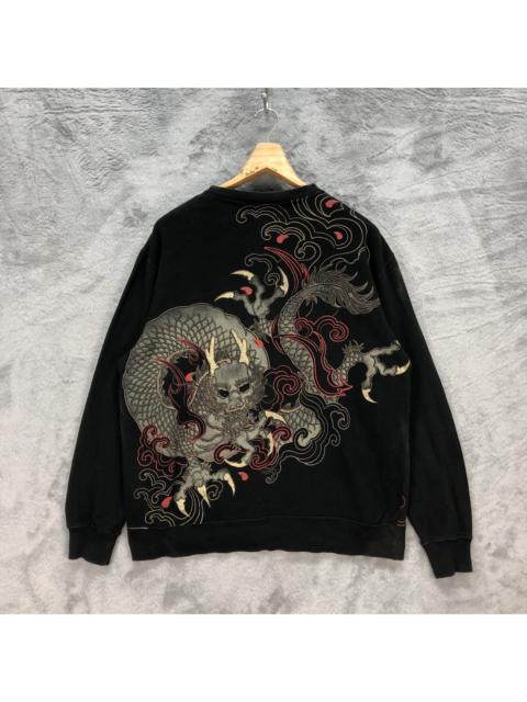 Other Designers Japanese Brand - Legendary Dragon on Back Sweatshirts #6148-50