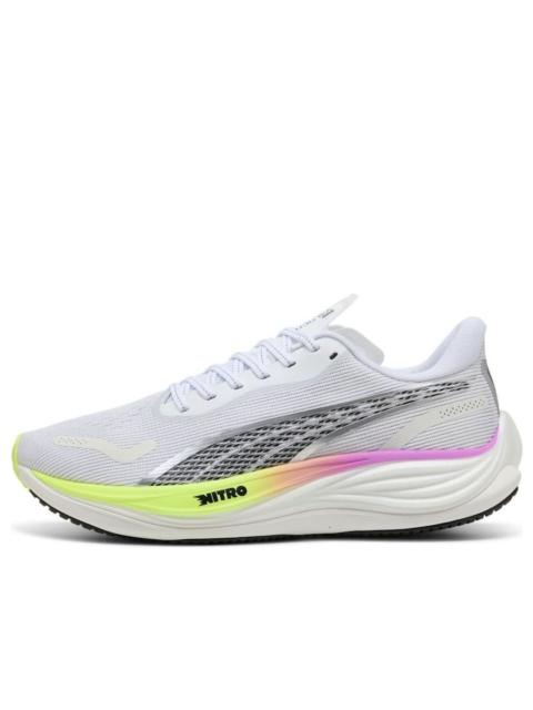 PUMA PUMA Velocity Nitro 3 'White Pure Magenta Yellow Alert' 377748-19