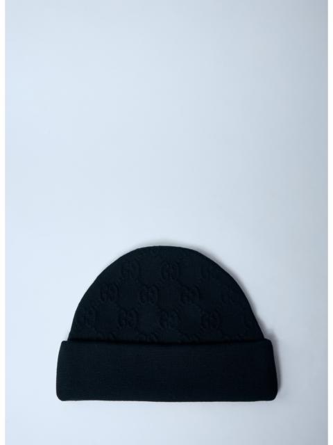 Gucci Men Gg Wool-Blend Beanie