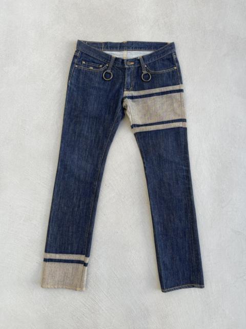 mastermind JAPAN Mastermind Japan Distress Wash Straight Leg Denim Jeans