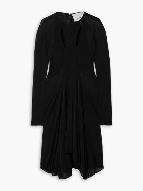 Isabel Marant Radiya asymmetric gathered jersey dress