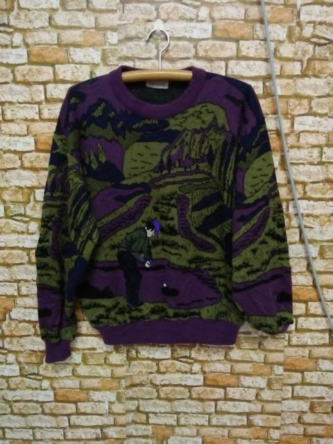 Other Designers VTG JOSEPH MYERCHIN ART SWEATER (B159)