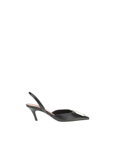 Leather slingback Pumps
