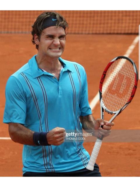 Nike Roger Federer RF 2007 French Open Roland Garros Polo