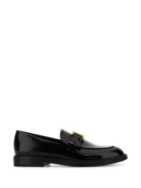 Chloé Chloe Women Black Leather Marcie Loafers