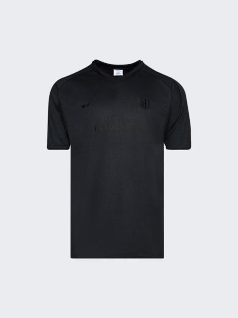 VETEMENTS Trademark Football Jersey Black