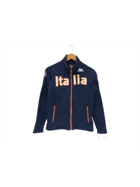 Other Designers Vintage Kappa italia Big Logo Fleece Zipper Jacket