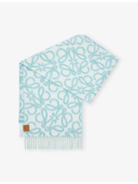 Loewe Anagram-Pattern Woven Scarf