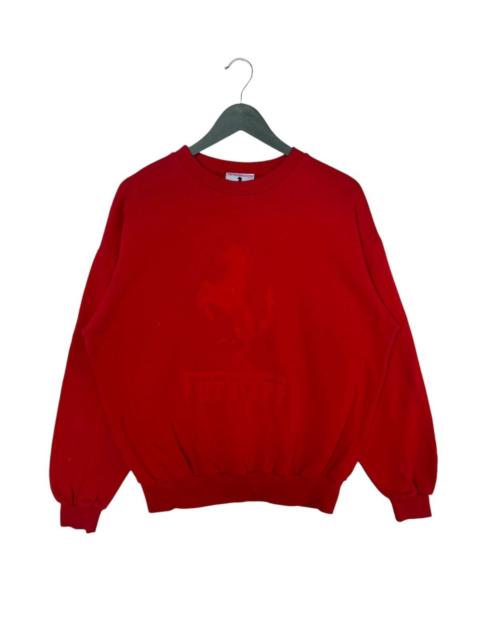 Other Designers Vintage 80s Ferrari Big Logo Sweatshirt