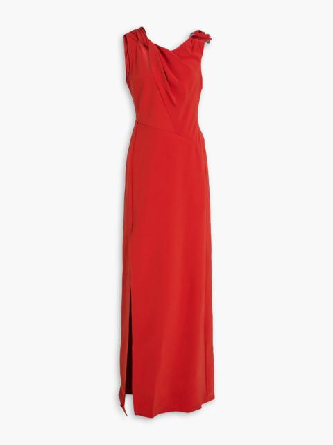 STINE GOYA Knotted crepe maxi dress