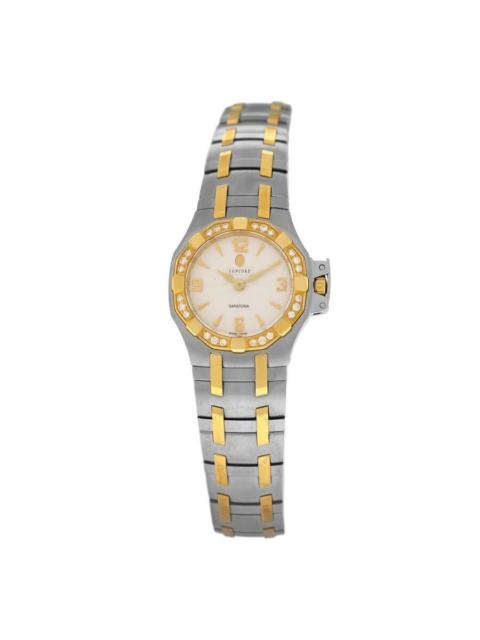 Concord - Pre-owned Concord Saratoga Quartz Diamond White Dial Ladies Watch 16.25.1833S