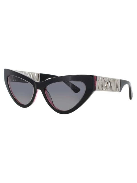 Moschino Moschino Ladies Grey Rectangular Sunglasses MOS170S4WC9O
