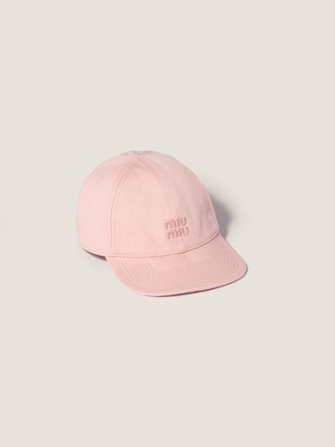 Miu Miu Drill baseball cap
