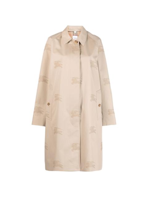 Burberry all-over-embroidered coat