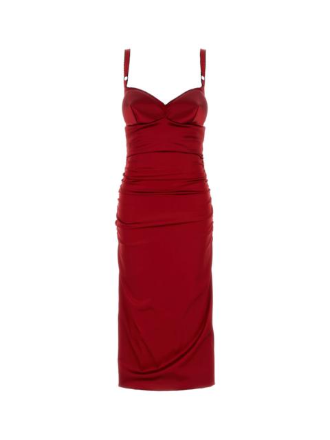 Dolce & Gabbana Red satin dress
