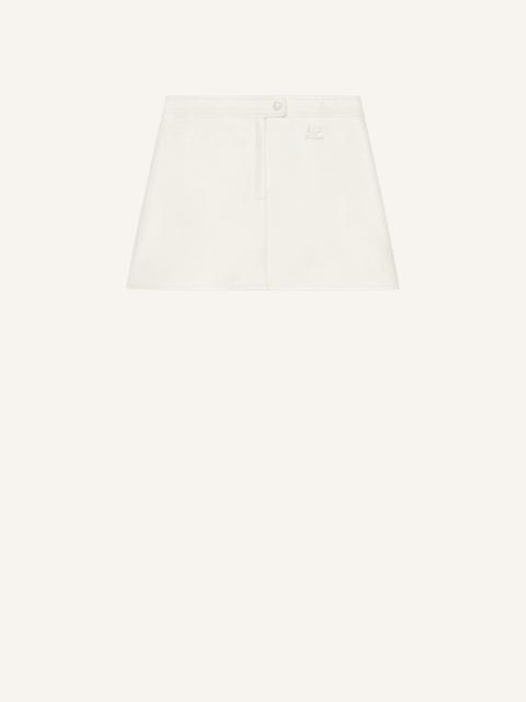 courrèges REEDITION VINYL MINI SKIRT