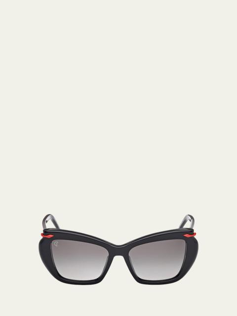 Christian Louboutin Square Acetate Sunglasses