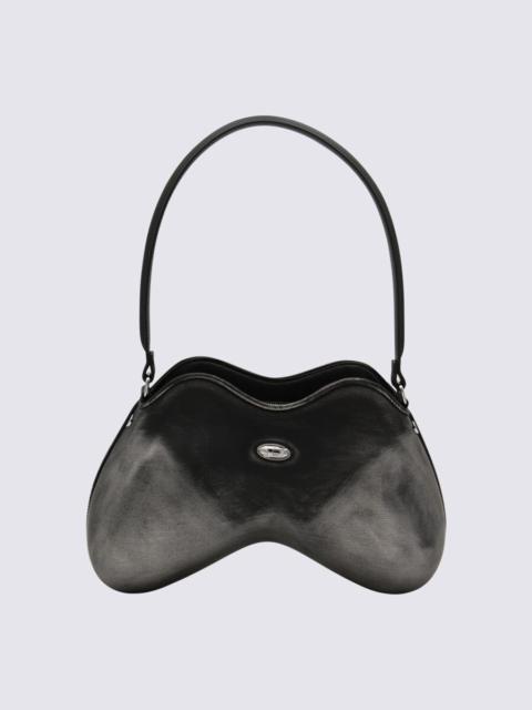 Diesel Diesel Black Denim Double D Shoulder Bag