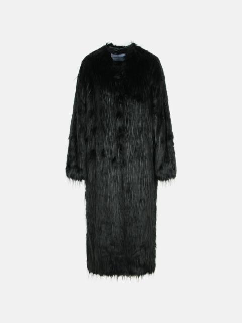 STAND STUDIO 'CAROLINA' BLACK FAUX FUR COAT