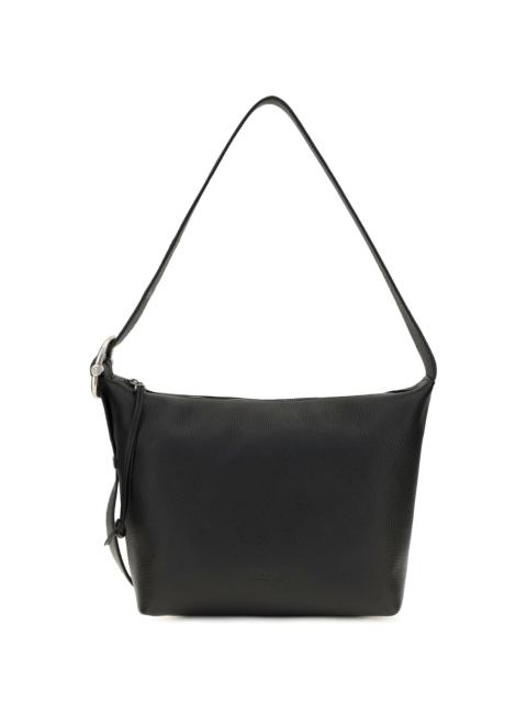 Loewe Loewe Men Medium Loop Hobo Bag In Grained Calfskin