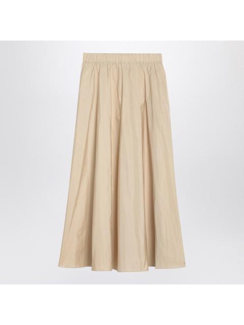 P.A.R.O.S.H. - P.A.R.O.S.H. Beige flounced midi skirt