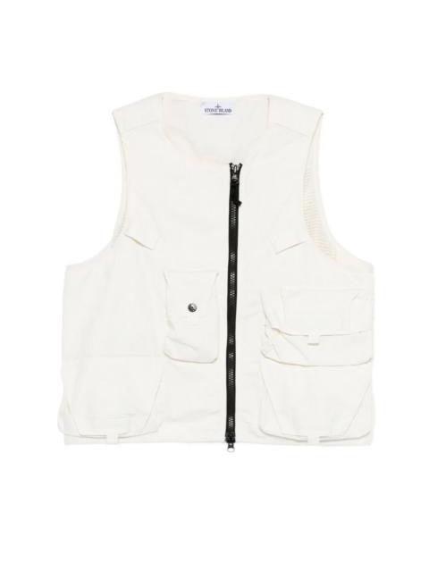 Stone Island Cotton Nylon Micro Ripstop Vest