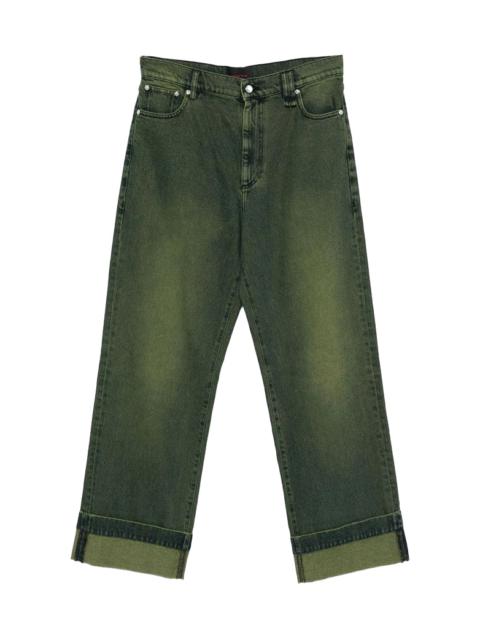 Simone Rocha Simone Rocha Straight Leg Jeans Green