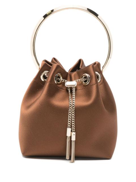 JIMMY CHOO Jimmy Choo Women Bon Bon Leather Bucket Bag