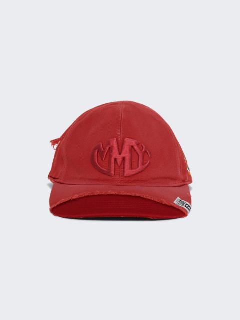 Maison MIHARAYASUHIRO Crushed Detail Cap Red