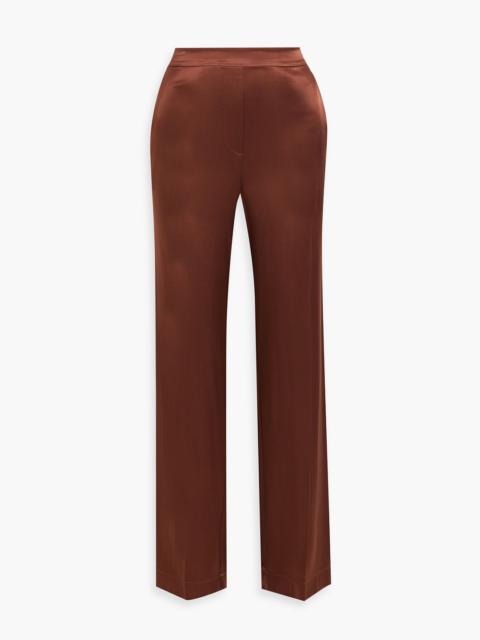 JOSEPH Tova silk-satin straight-leg pants