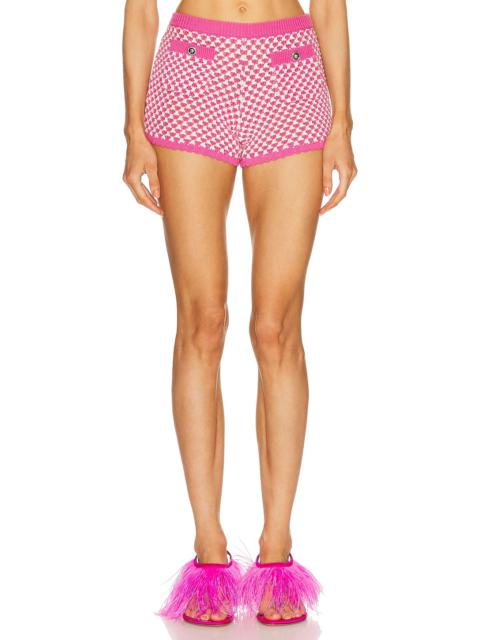 VERSACE Knit Mini Short