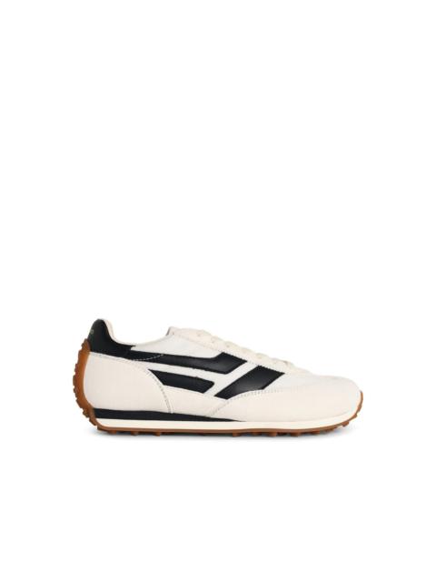 TOM FORD Tom Ford 'MICK' White Leather Blend Sneakers