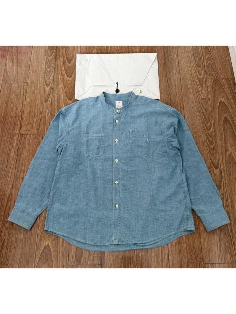 visvim VISVIM ELGIN CHAMBRAY L/S — Long-Sleeve Shirt in High-Density, Plain-Weave Long-Staple Cotton