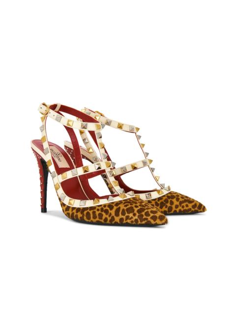 Valentino St. Mini Animalier Rockstud Pump
