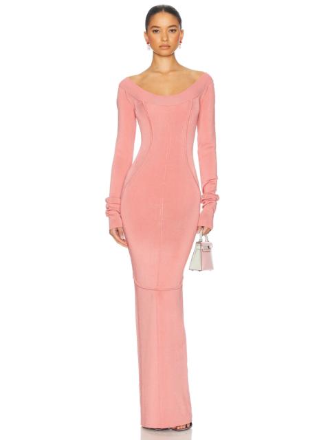 HELSA Scarlet Maxi Knit Dress