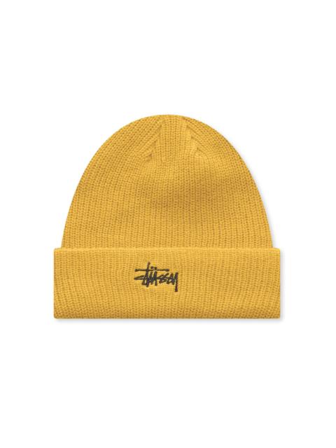 Stüssy BASIC CUFF BEANIE - HORNET YELLOW