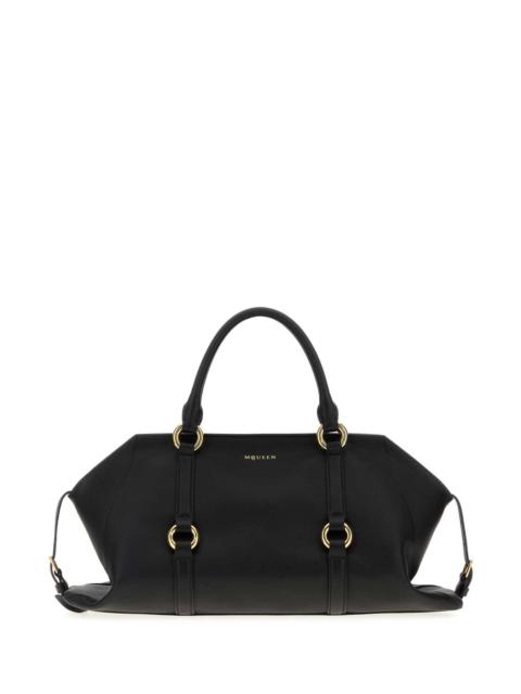 Alexander McQueen Alexander Mcqueen Women Black Leather Medium Farringdon Handbag