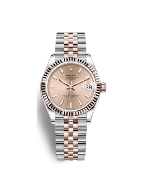Rolex Datejust 31 Rose Dial Automatic Ladies Steel and 18kt Everose Gold Jubilee Watch 278271PKSJ
